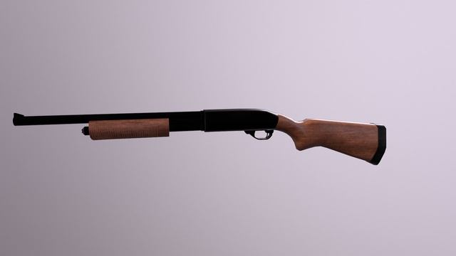 Винтовка MP-133 версии 12-76 Другая 3D-модель