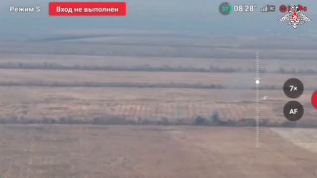 Прямой наводкой танкисты группировки войск «Восток» уничтожили огневую позицию ВСУ