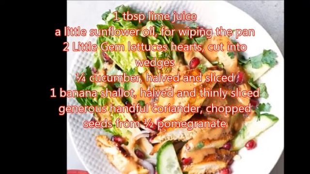 Chicken Satay Salad
