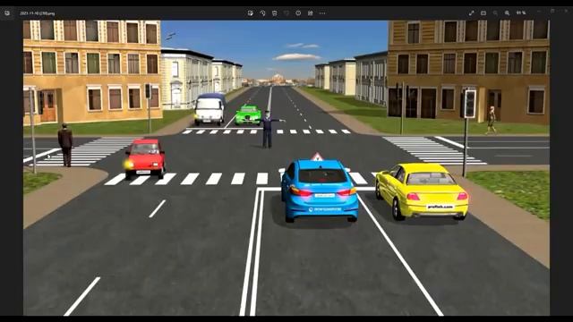 Занятие 3 часть 2_ ПДД 2023. Тема 6. Сигналы светофора и регулировщика и решение