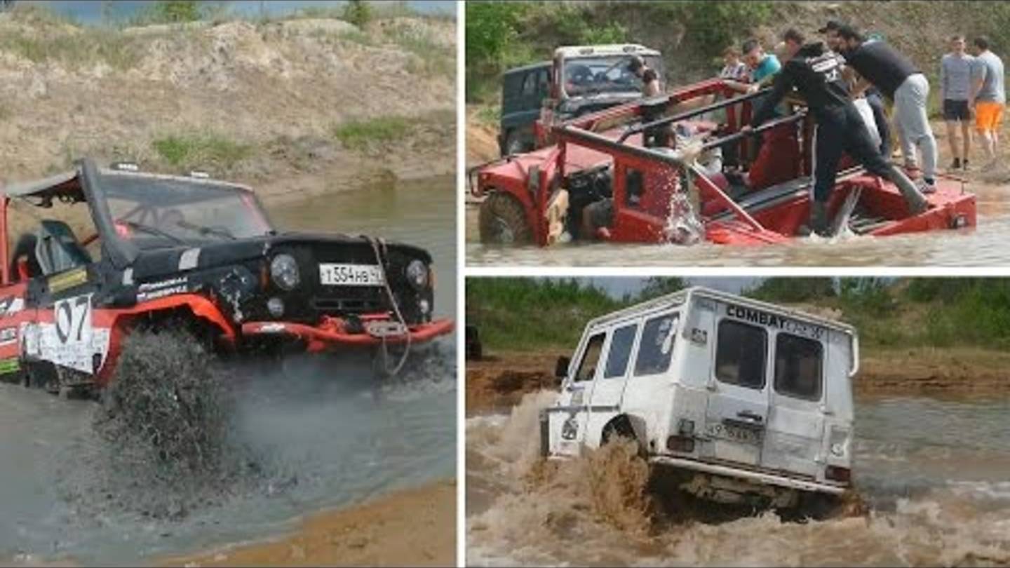 OffRoad с AcademeG. Топим G-class, Hummer и УАЗ