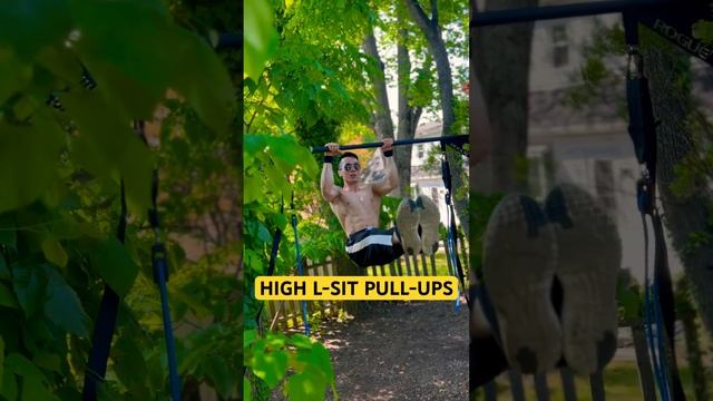 High L pull-ups  #calisthenics #pullups #fitness #gym #workout #motivation
