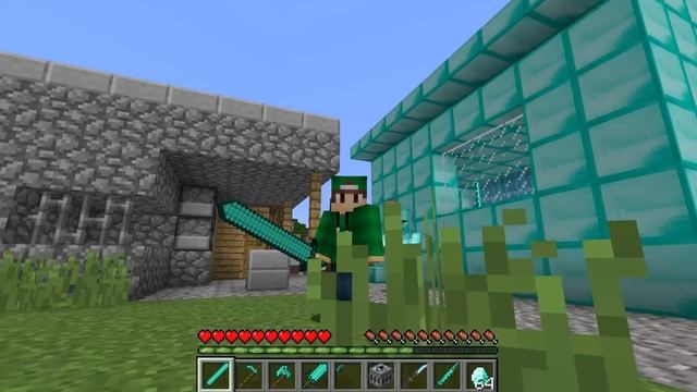 ОТКУДА В НАШЕЙ ДЕРЕВНЕ ЭТОТ АЛМАЗНЫЙ ДОМ В МАЙНКРАФТ | Риколит Minecraft