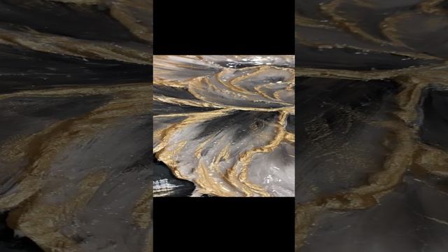 Картина текстурная  залитая смолой