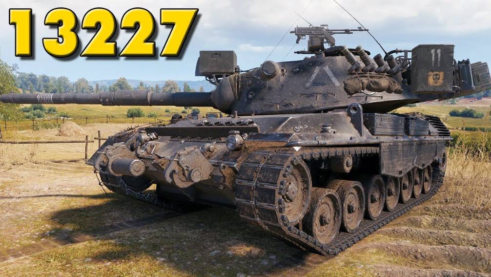 Leopard 1 - Почти мировой рекорд урона - World of Tanks