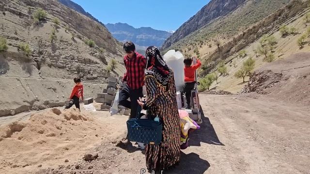 A rural family 🏡 At the end of the New Year holidays, Ahmed 🧏🏼♂️and Mohammad 🙎♂️returned home