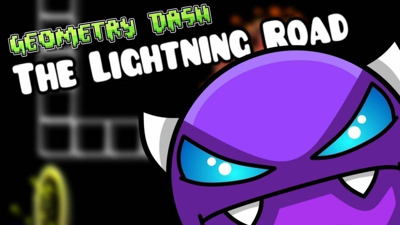 геометри деш  geometry dash уровень зе лайтинг роад the lightning road