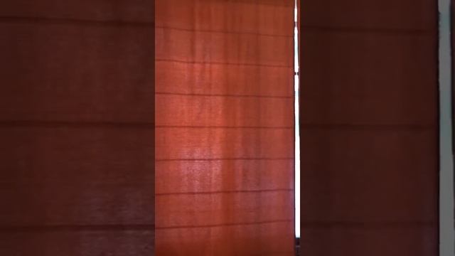 Римские шторы на панорамных окнах