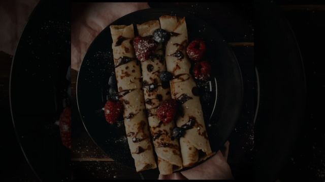 Блины самые тонкие и вкусные с кремом и ягодами.Блины Рецепт.Блинчики.Palacinka sa kremom.🤤😋