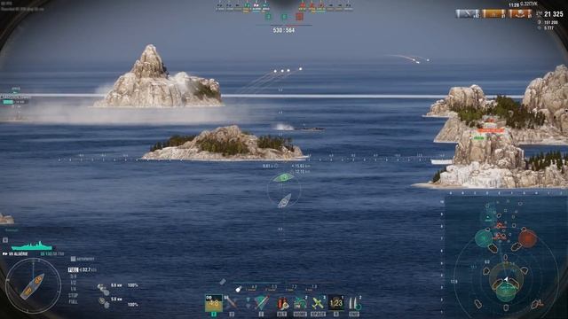 Algerie - жарка ЛК по французски [WoWs]