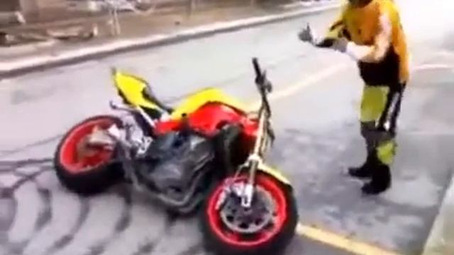 Side slider Burn out Bike stunts daredevil | amazing people and awesome mind
