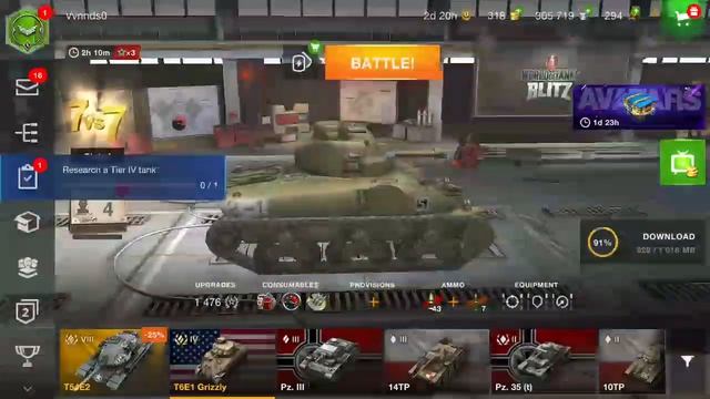 new tank:t6e1 grizzly