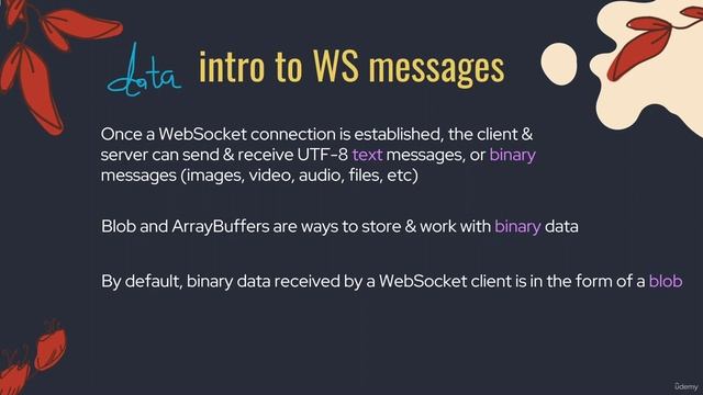 325. WebSocket Messages and Data - Introduction