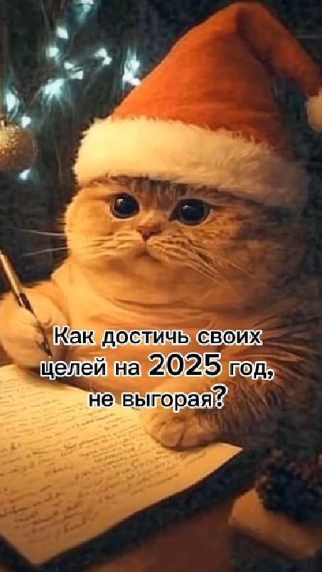 Как достичь своих целей на 2025 год, не выгорая?