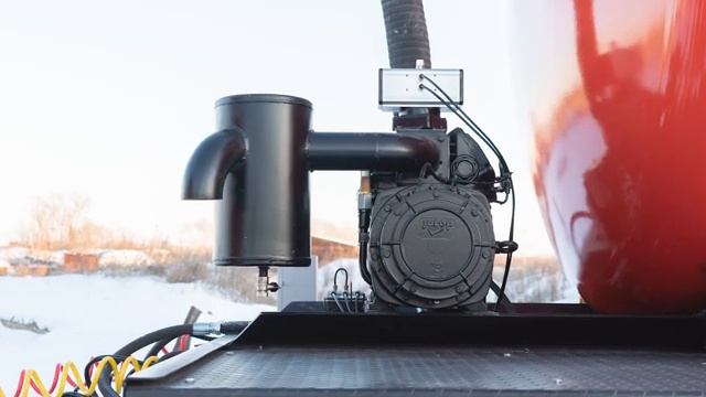 Вакуумный автопоезд МВ-20+20 КАМАЗ-65222