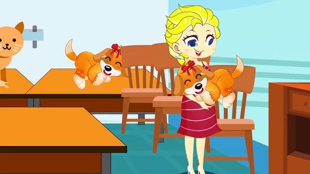 Equestria Girls Kids School Learn Colors in Class and Best Friends Fashion Design Challenge #1