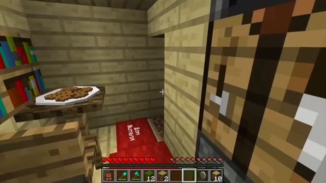 Я построил секретный дом внутри красного круга компот