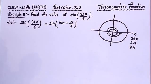 Find the value of sin(31π/3) | Example 8 Trigonometric Functions (Class 11) @edulover123