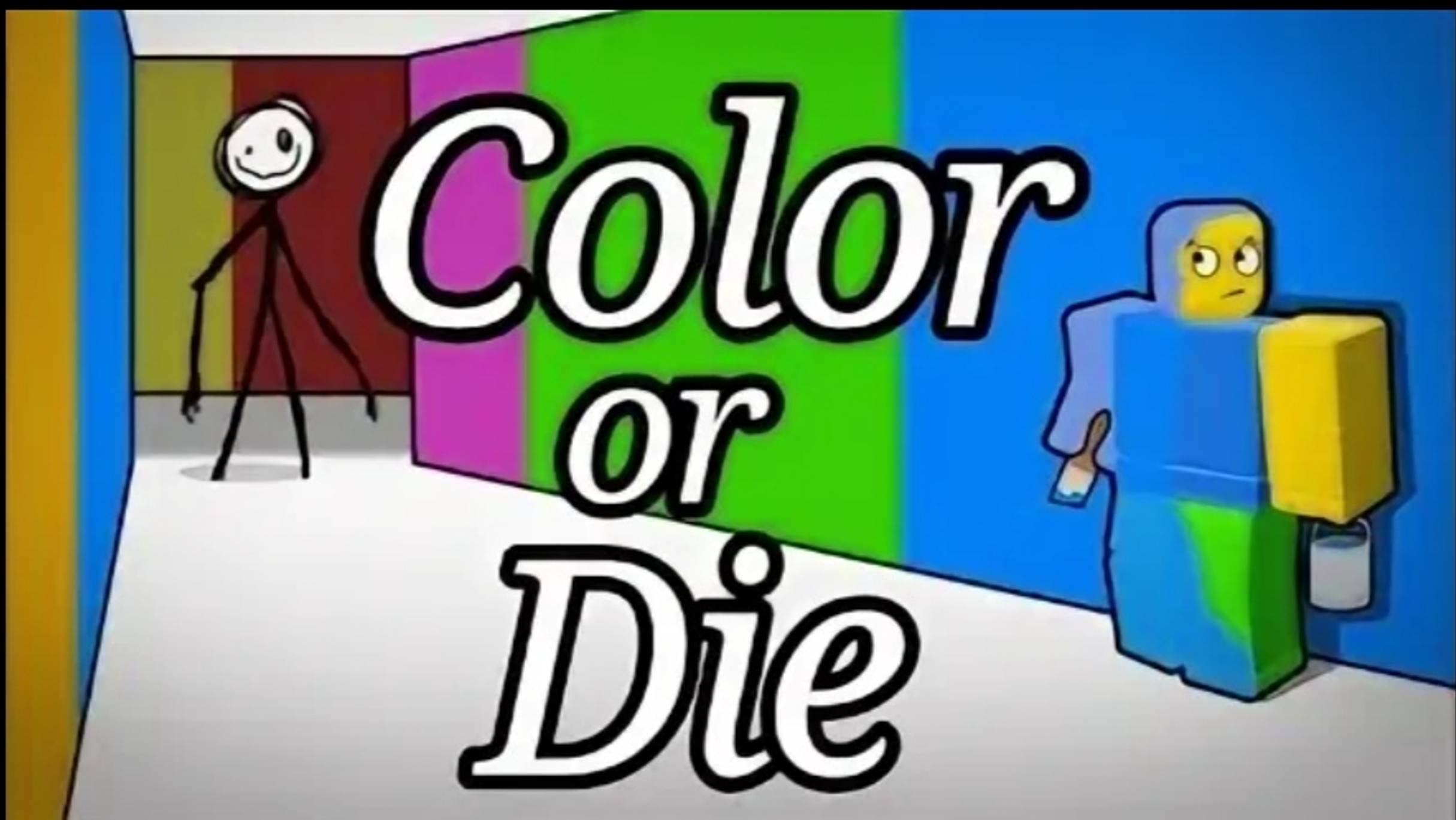 Играю в colour or die😱Снимает Артём😊