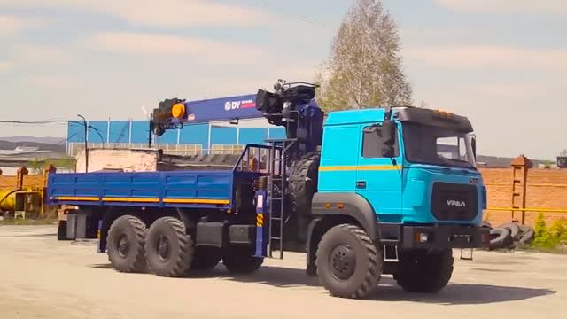 Контейнеровоз Урал 4320-80М с КМУ DongYang 1926