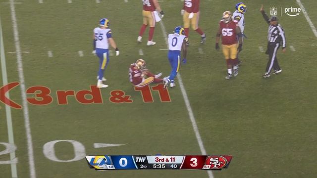Kobie Turner's sixth sack of 2024 forces 49ers into punt formation
