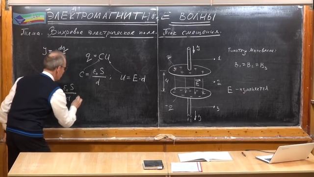 Урок 383. Вихревое электрическое поле. Ток смещения