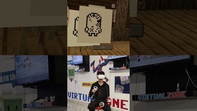 VR Pixel Art 349 #vr #minecraft #minecraft_pixelart
