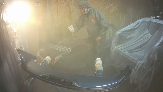 Покраска спойлера ВАЗ 2112