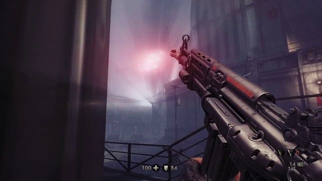 Wolfenstein: The New Order - глючный дождик