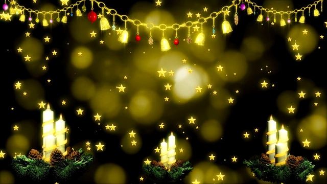 Праздничное Настроение | Merry Christmas Stars Candles - Живые Обои