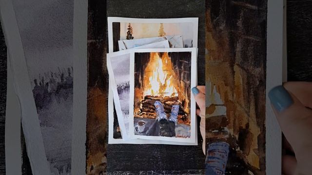 Акварельная зима.mp4