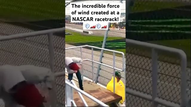 The man in the yellow jacket is used to this! 👀😳 #nascar #racing #fast #speed #car