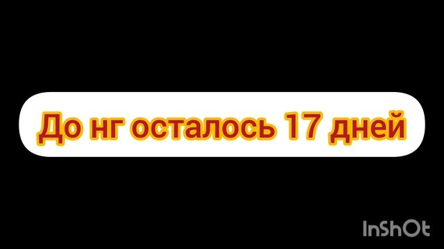 до нг осталось 17 дней