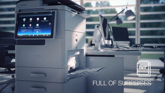 Анонсирующее видео МФУ А4 с возможностью работы А3 Ricoh MP 305+ SPF