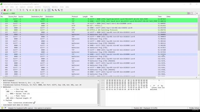 315. Example a server can run multiple socket connections simultaneously