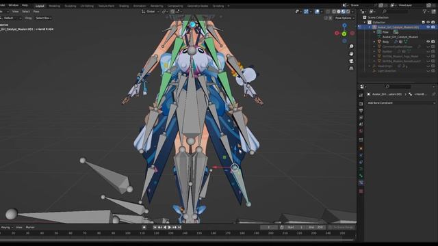 Blender Hair⧸Clothing Motion - Damped Track