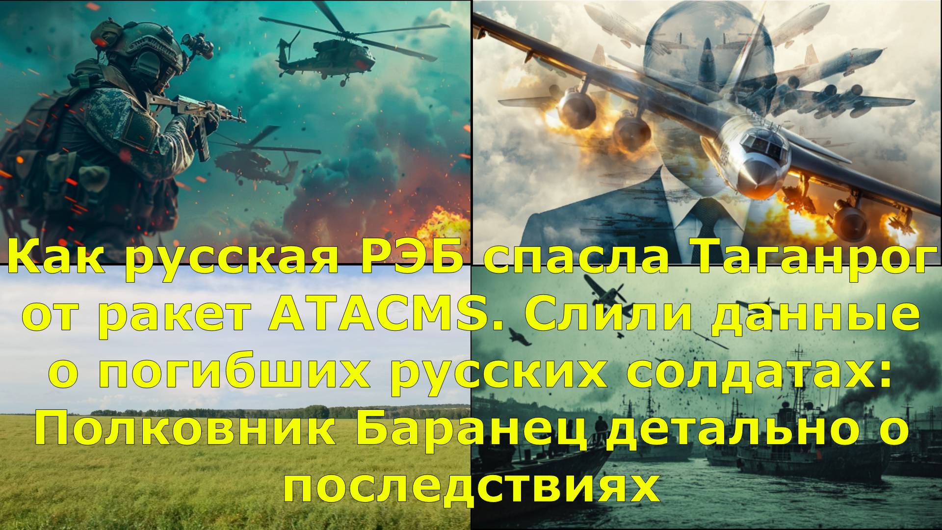 Как русская РЭБ спасла Таганрог от ракет ATACMS. Слили данные о погибших русских солдатах: Полковник