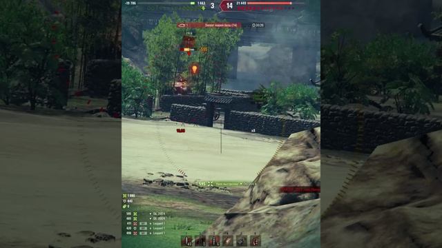 Отрывок из боёв на «Ведьмаке» в игре World of Tanks #миртанков #worldoftanks #shorts