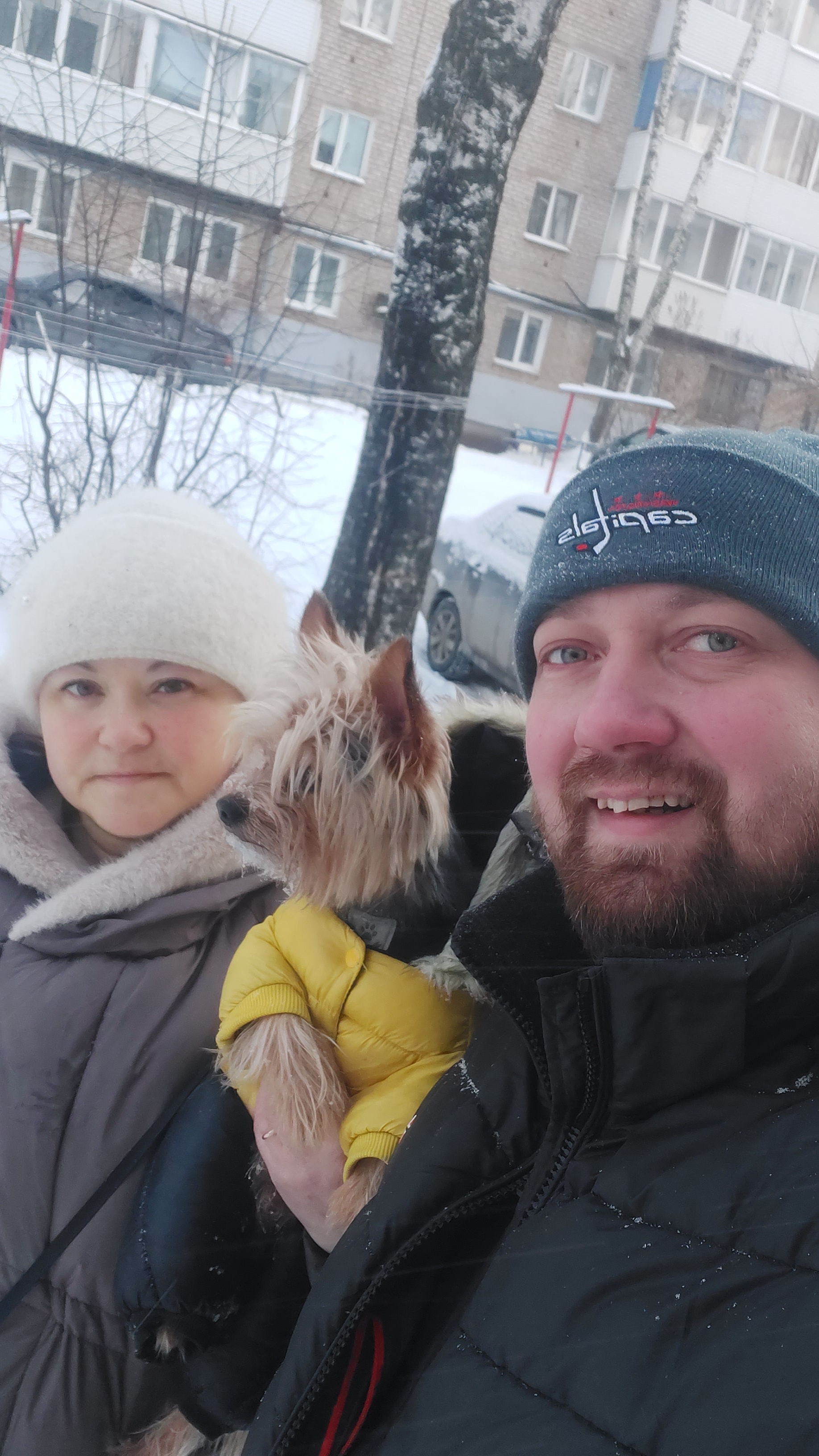 Завалило снегом😉/Наступила настоящая зима👍/Вышли на прогулку с Арчиком!!!