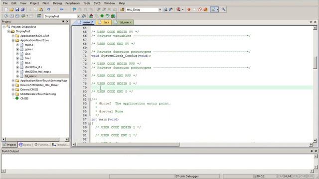 Сенсорная клавиатура на STM32. Часть 2. Программное обеспечение