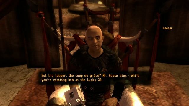 Fallout New Vegas I love this dialogue from Caesar