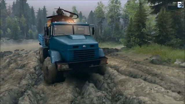Spintires 2014 - КрАЗ-6322