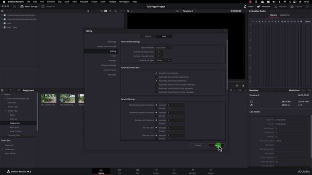48 - Using Smart Bins for Timelines in DaVinci Resolve