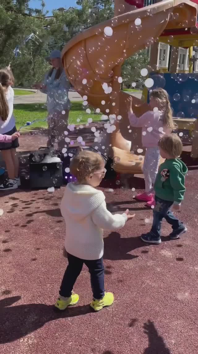 Шоу мыльных пузырей 😜
