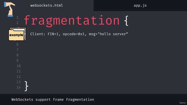 419. WebSocket data fragmentation