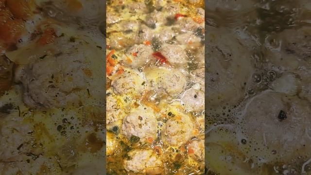 Суп из тефтелек