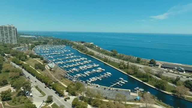 proximo ao Lincoln Zoo Footage 2K (drone)