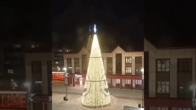 Интерактивная елочка появилась в Грязях 🎄