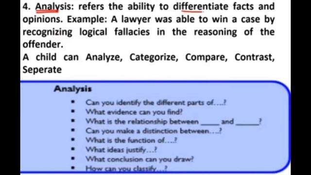 Bloom’s Taxonomy