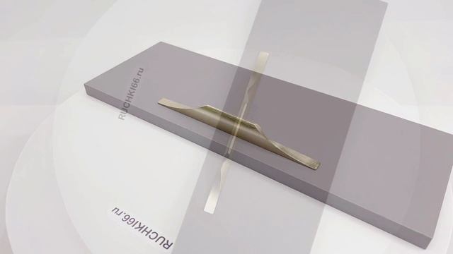 Мебельная профиль-ручка L.240 мм, цвет - никель шлифованный.
